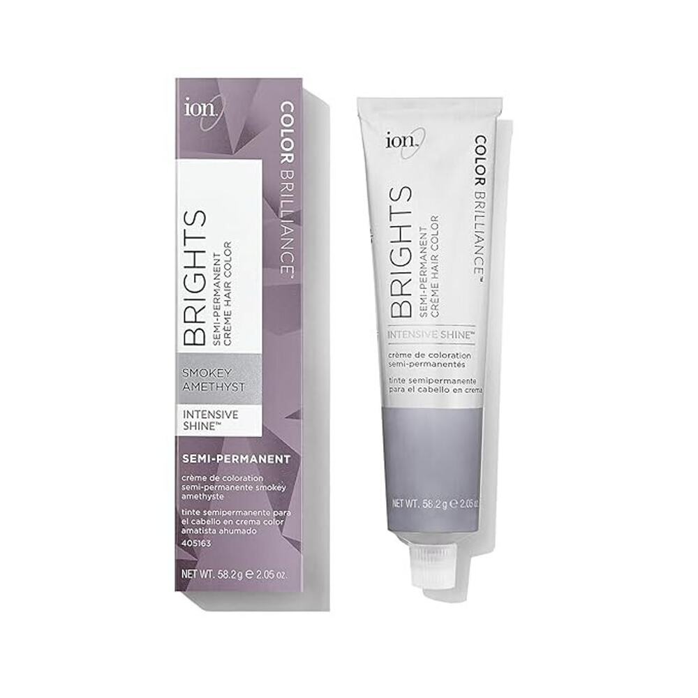Ion Brights Semi Permanent Hair Color Smokey Amethyst Color Brilliance 2.05 oz.